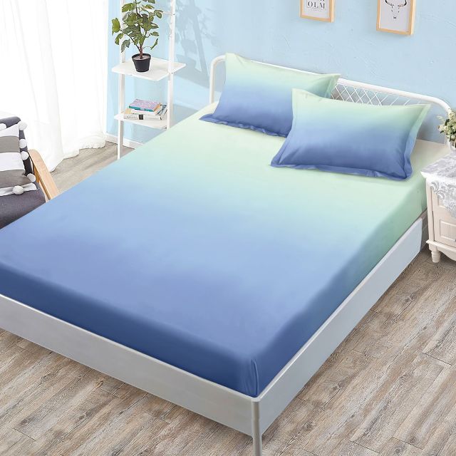 Cearceaf pat finet cu elastic + 2 fete de perna G-240
