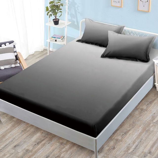 Cearceaf pat finet cu elastic + 2 fete de perna G-238