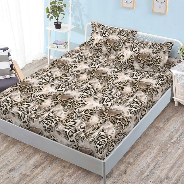 Cearceaf pat finet cu elastic + 2 fete de perna G-257