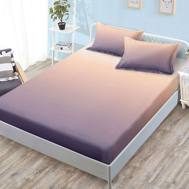 Cearceaf pat finet cu elastic + 2 fete de perna G-247