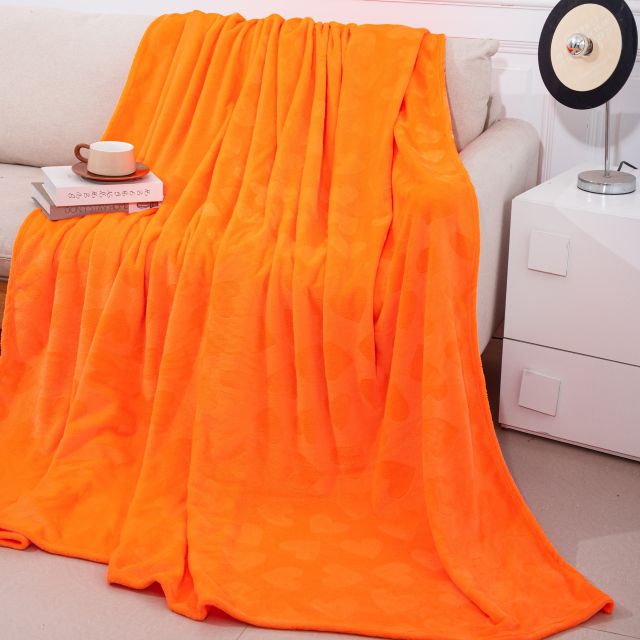 Paturica pat dublu, cocolino,oranj, 200/220 cm, CCP-03