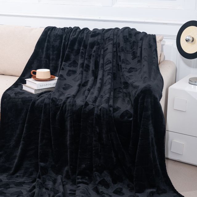Paturica pat dublu, cocolino,negru, 200/220 cm, CCP-11